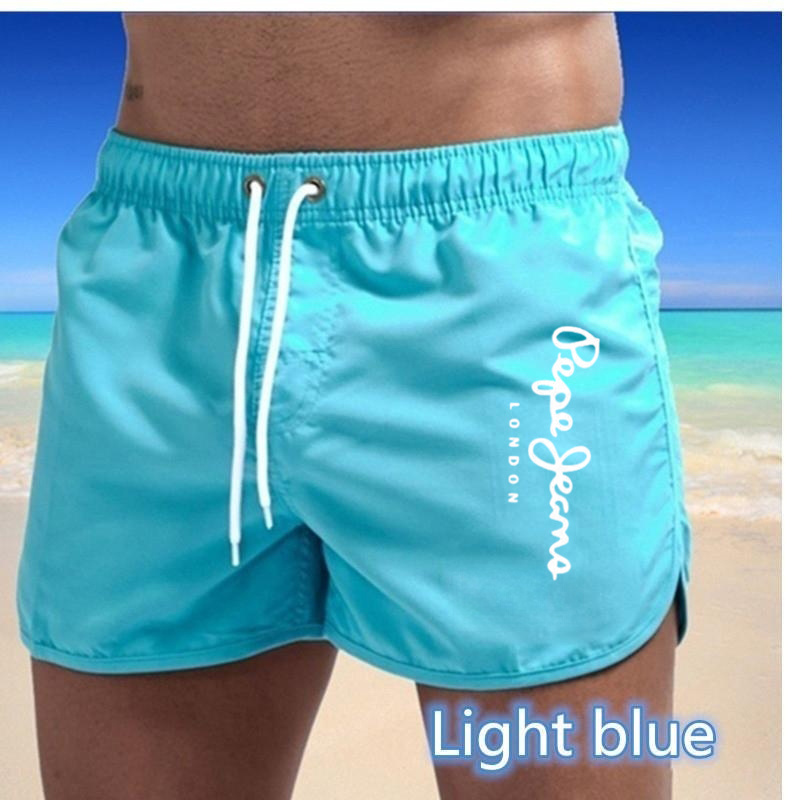 Men's quick drying beach underwear 2026 summer swimming shorts surfing breathable drawstring casual fashionable daily shorts
