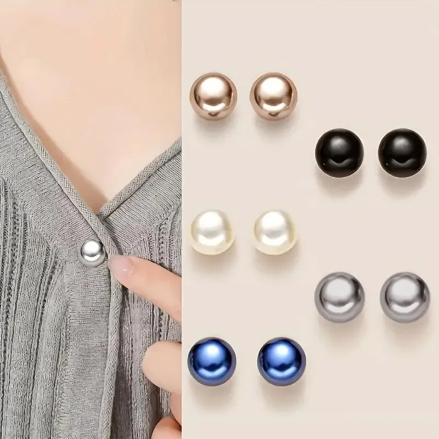 10 épingles à bouton perlé, protections décoratives DIY pour boutons de sécurité pour chaussures, chapeaux, sacs, châles, broches de fixation pour col