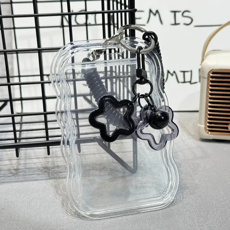 Transparent ins Card Cover Photocard Holder Student Campus Meal Card Subway ID Card Star Chasing Protection Cover