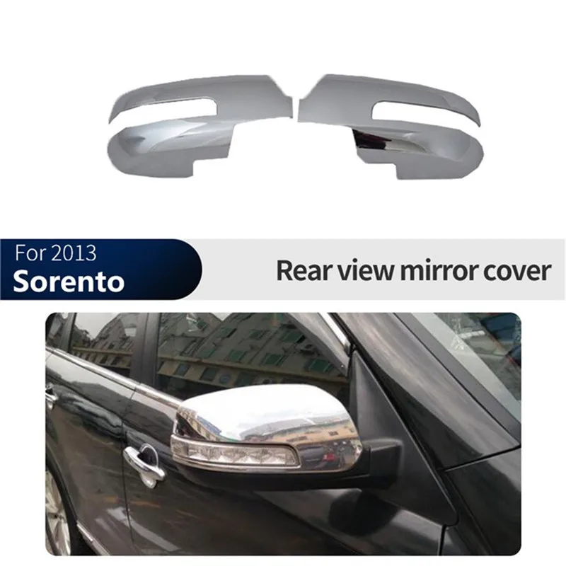 Voor Kia Sorento 2009-2014 Achteruitkijkspiegel Cover Versieringen Side Deur Achteruitkijkspiegels Frame Protector Abs Chrome Auto accessoires