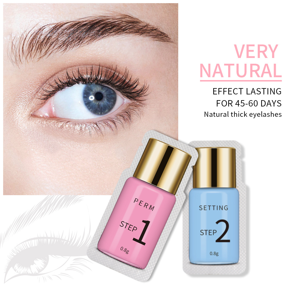 10 paare/los Beutel Wimpern heben Lotion Wimpern heben 10-12 Minuten Kali Dauerwelle und Fixierung Einzel verpackung Make-up-Werkzeuge