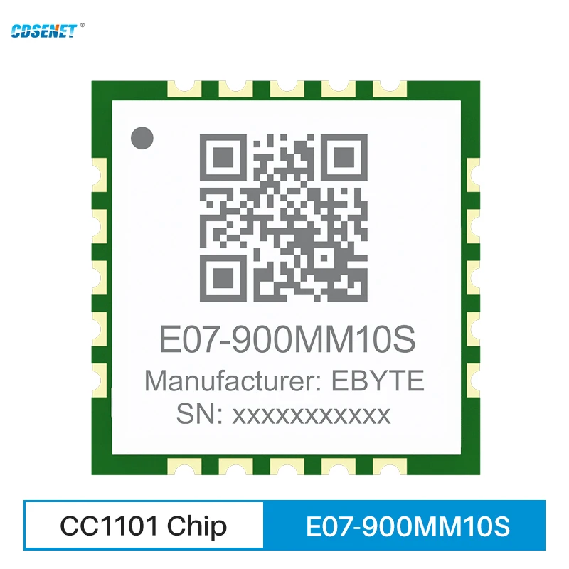 Cc1101 Funkmodul 915/868MHz E07-900MM10S 10dbm 1,5 km Stempel loch ti ultra kleine smd rf Modul unterstützung rssi