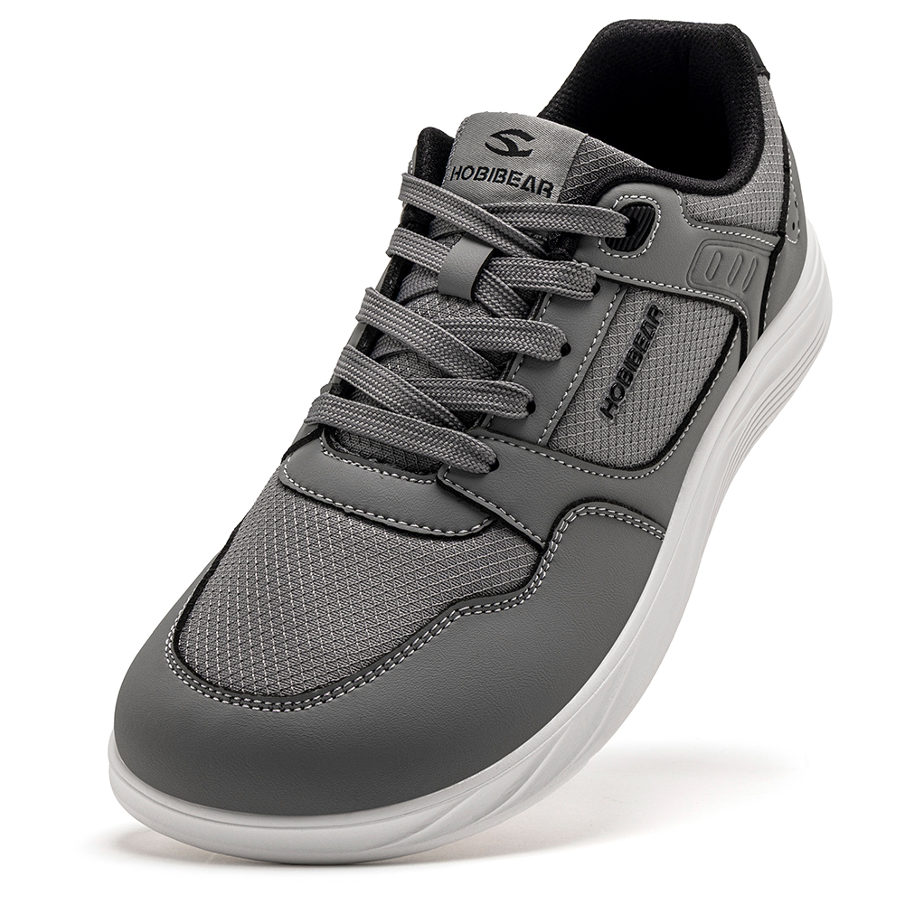 HOBIBEAR Unisex Buty Barefoot Męskie Damskie z Szerokim Noskiem do Chodzenia |   Podeszwa Zero Drop |   Lekkie, sznurowane, minimalistyczne buty