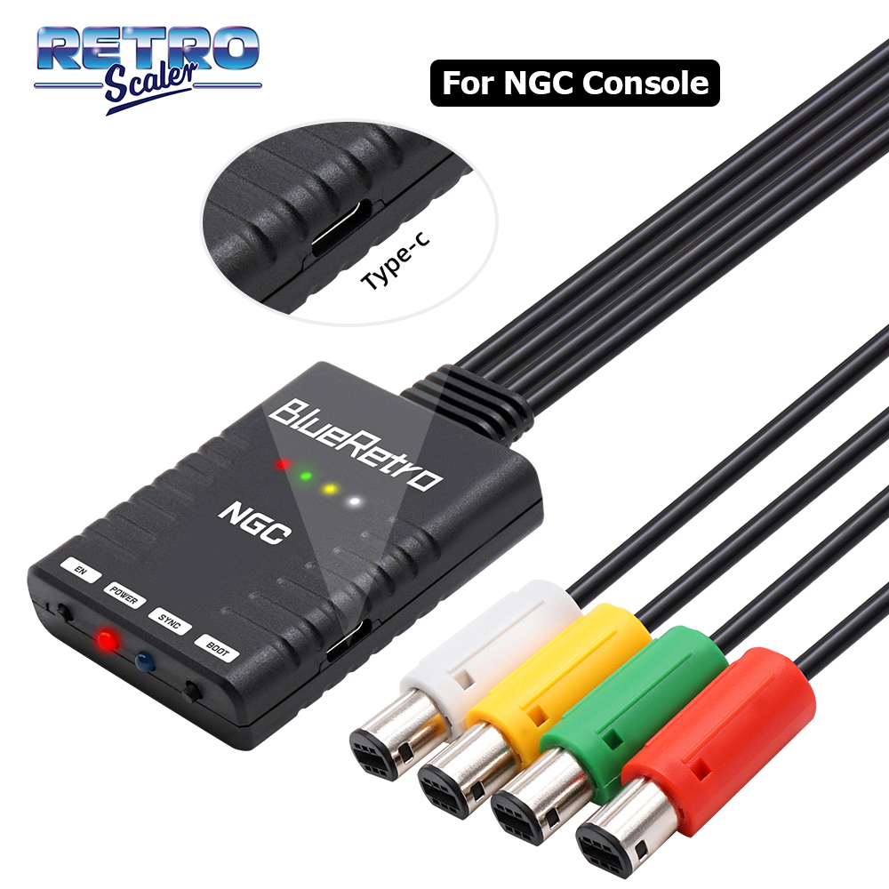 BlueRetro For Nintendo GameCube Console Wireless Game Controllers Adapter To PS3 PS4 PS5 8bitdo Switch Pro wii Controllers