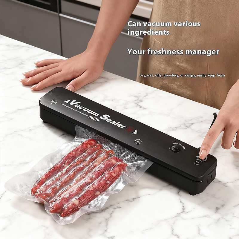 2026 High-quality Vacuum Sealer Machine with 2 in 1 Mode for Fruits Meat Food Storage Vacuum Seal Bags Saver Kitchen Appliances