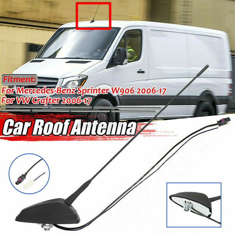 Dla Mercedes Benz Sprinter W906 Dla VW Crafter 2006-2017 Samochodowa antena radiowa montowana na dachu Antena A 9068200475   Akcesoria