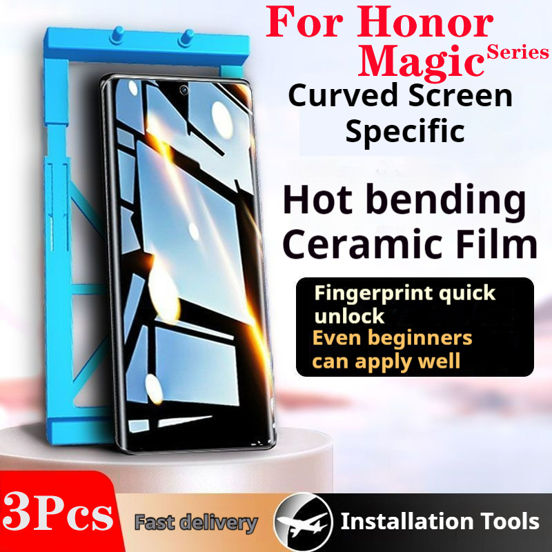 Magic6Pro Privacy Proteggi schermo curvo per Honor Magic 5 Lite Pellicola ceramica Magic4/3 Pro Soft HD Anti-Peeping Copertura completa