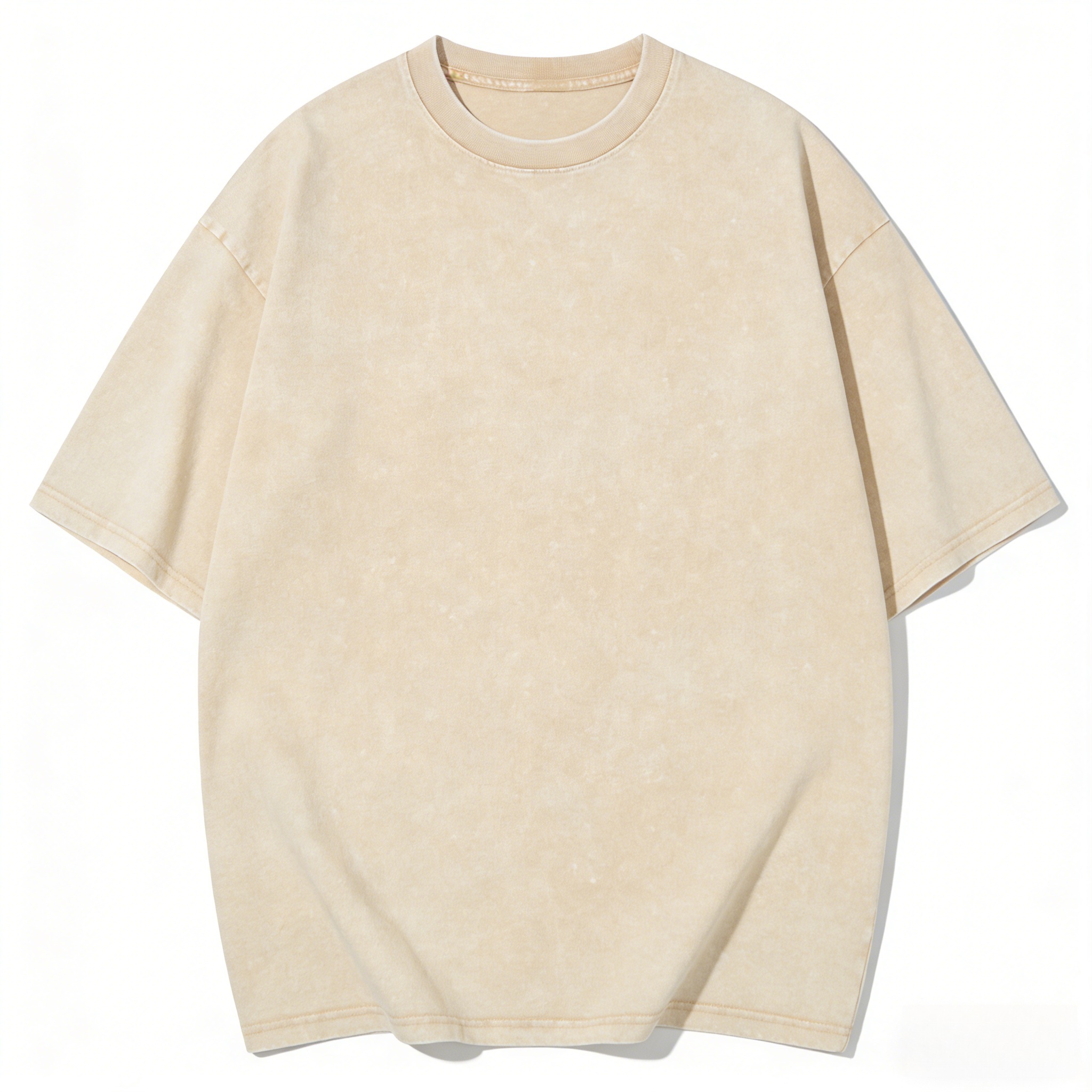 Premium Heavyweight 100% Cotton Vintage Washed Oversized Unisex Basic Casual Plain Streetwear T-shirt All Season For Men Women