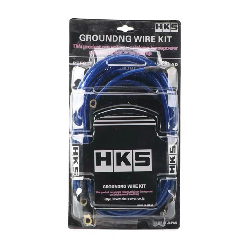 Cables de Tierra Universales para Automóvil de 5 Puntos 0.6/0.8/1m, Kit de Sistema de Cableado de Tierra con Amplificador de Potencia para Mejorar la Potencia de Autos y SUVs