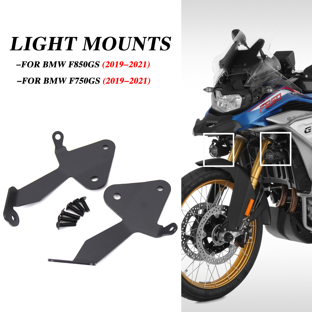 Support de phares antibrouillard pour motos, feu de conduite auxiliaire LED pour BMW F750GS F850GS F 750 850 GS 2019 2020 2021