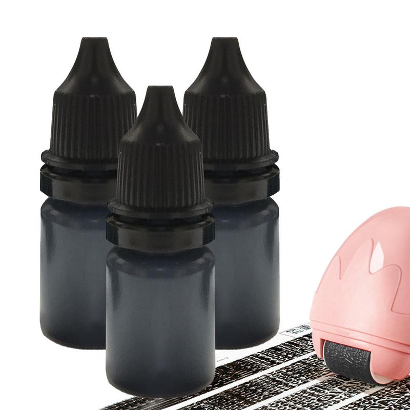 3PCS 10ml Vertrouwelijkheid Seal Roller Express Order Informatie Privacy Scrambling Uitstrijkje Pen Accessoires Inktafdichting