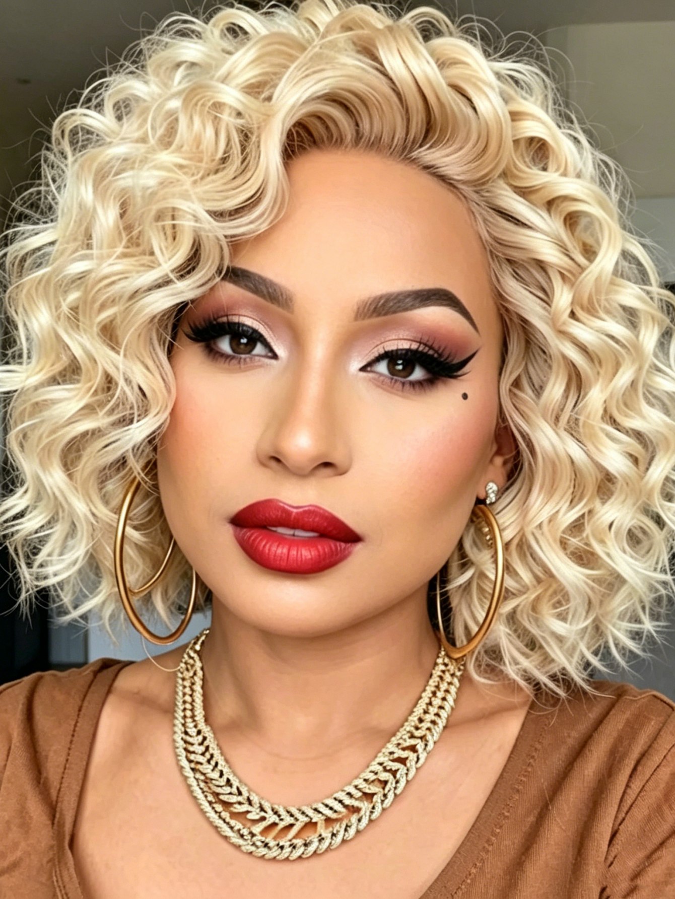 Parrucca corta bionda 613 con onda profonda, densità 250, in capelli umani con baby hair, parrucche frontali in pizzo HD 13x4, pre-strappate, dall'aspetto naturale, bionde, ricce e crespe, per donna, senza colla, per uso quotidiano e feste