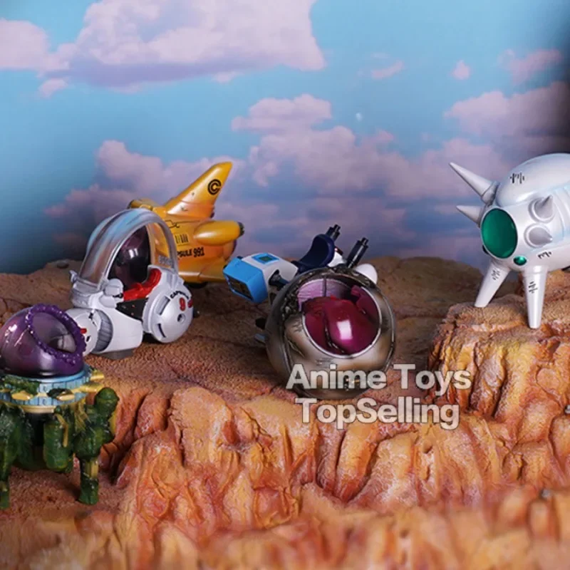 10 cm/3.93 pollici Anime Dragon Ball Z 2 pz/set Capsula Astronave Vegeta Goku pod spaziale Figura PVC Goku Modello Da Collezione Giocattoli Regali