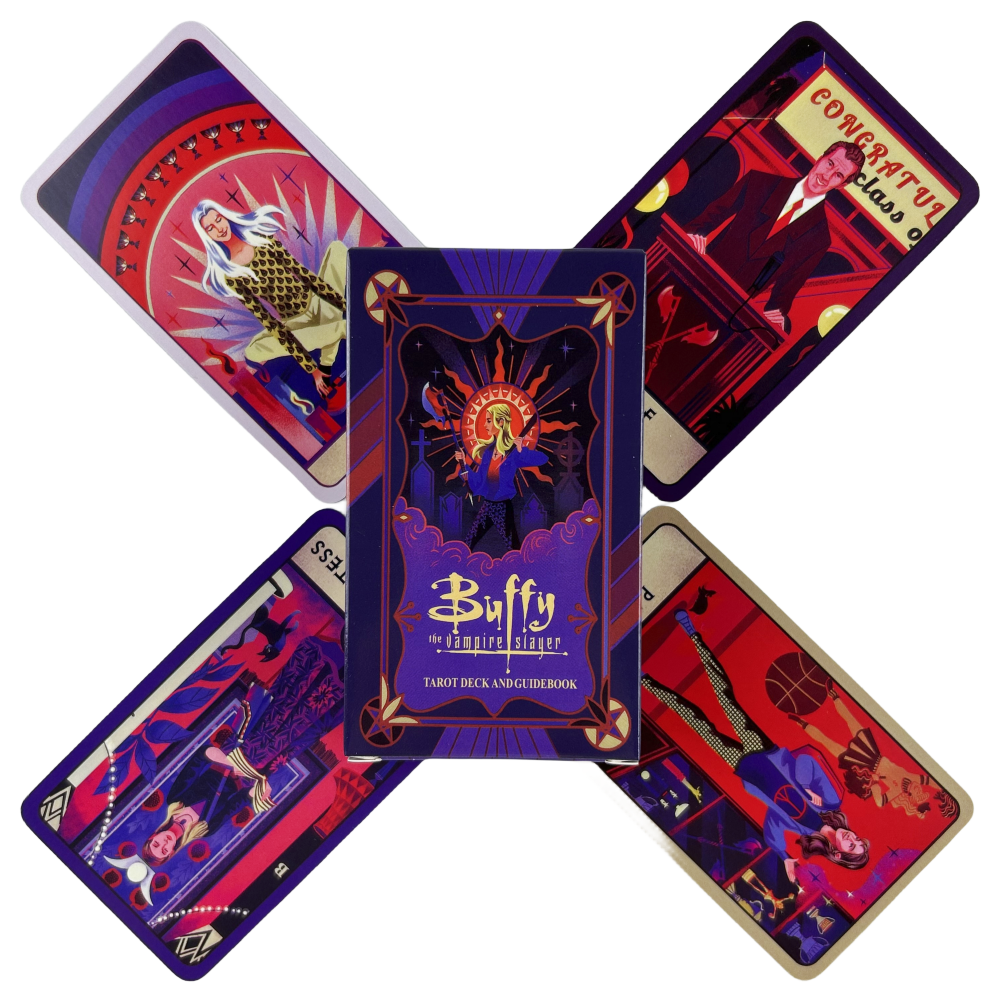 The Vampire Slayer Tarot Cards A 78 Deck Oracle English Visions Divination Edition Board Playing Games
