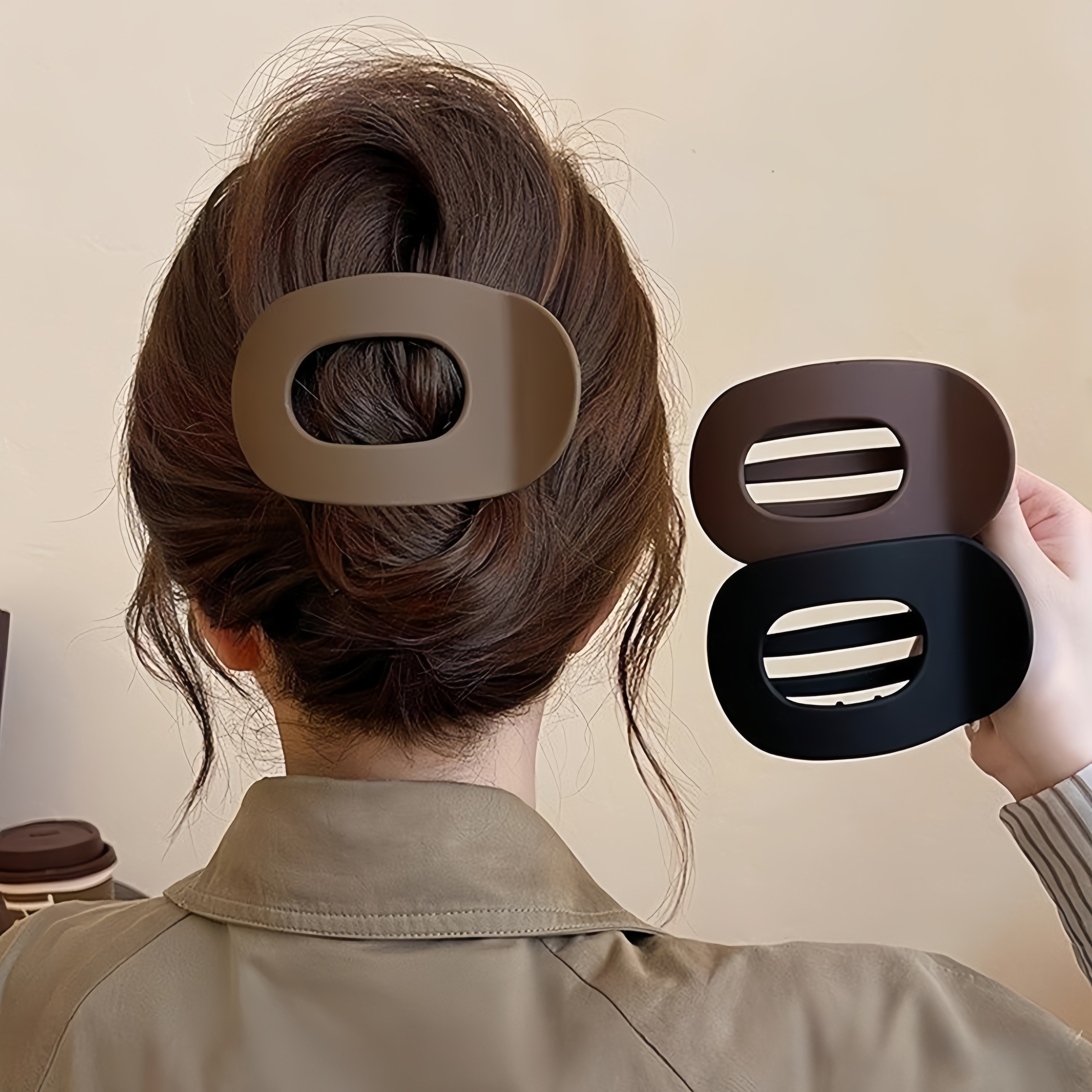 Nuove fermagli per capelli coreane eleganti a forma di granchio in acetato opaco, fermagli a cucchiaio, forcine, fermagli a barretta, accessori per capelli da donna per coda di cavallo