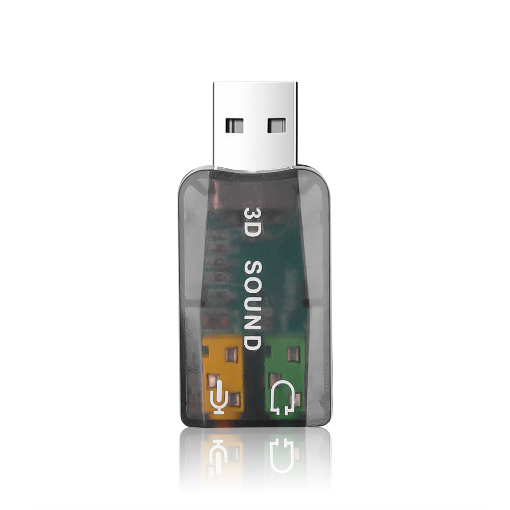 Tarjeta de sonido independiente USB con canal de sonido 5,1, ordenador externo para reemplazar la tarjeta de sonido USB del portátil PCI, interfaz USB a audio