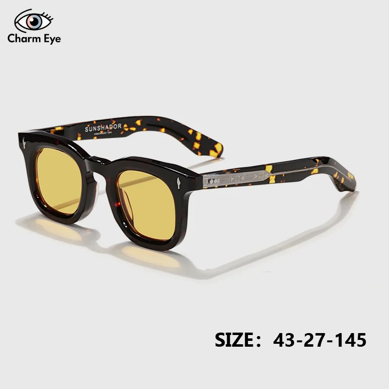 New Sunglasses Men SDEVAUX Luxury Brand Acetate Square High Quality Outdoor Driving UV400 Women Fashion Protective SUN GLASSES