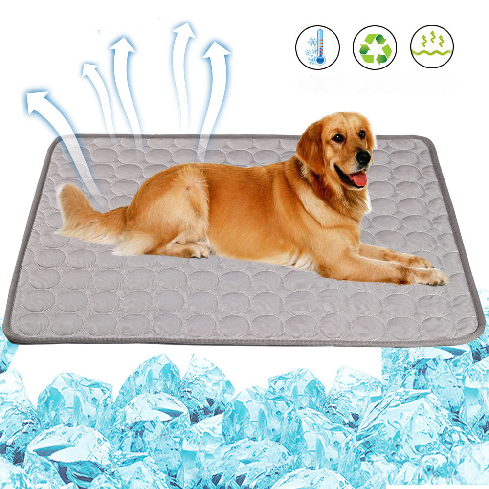 Hunde kühl matte extra großes Sommer Haustier kaltes Bett für kleine große Hunde Katze haltbare Decke Sofa Katze Eis Pad Decke Haustier Zubehör