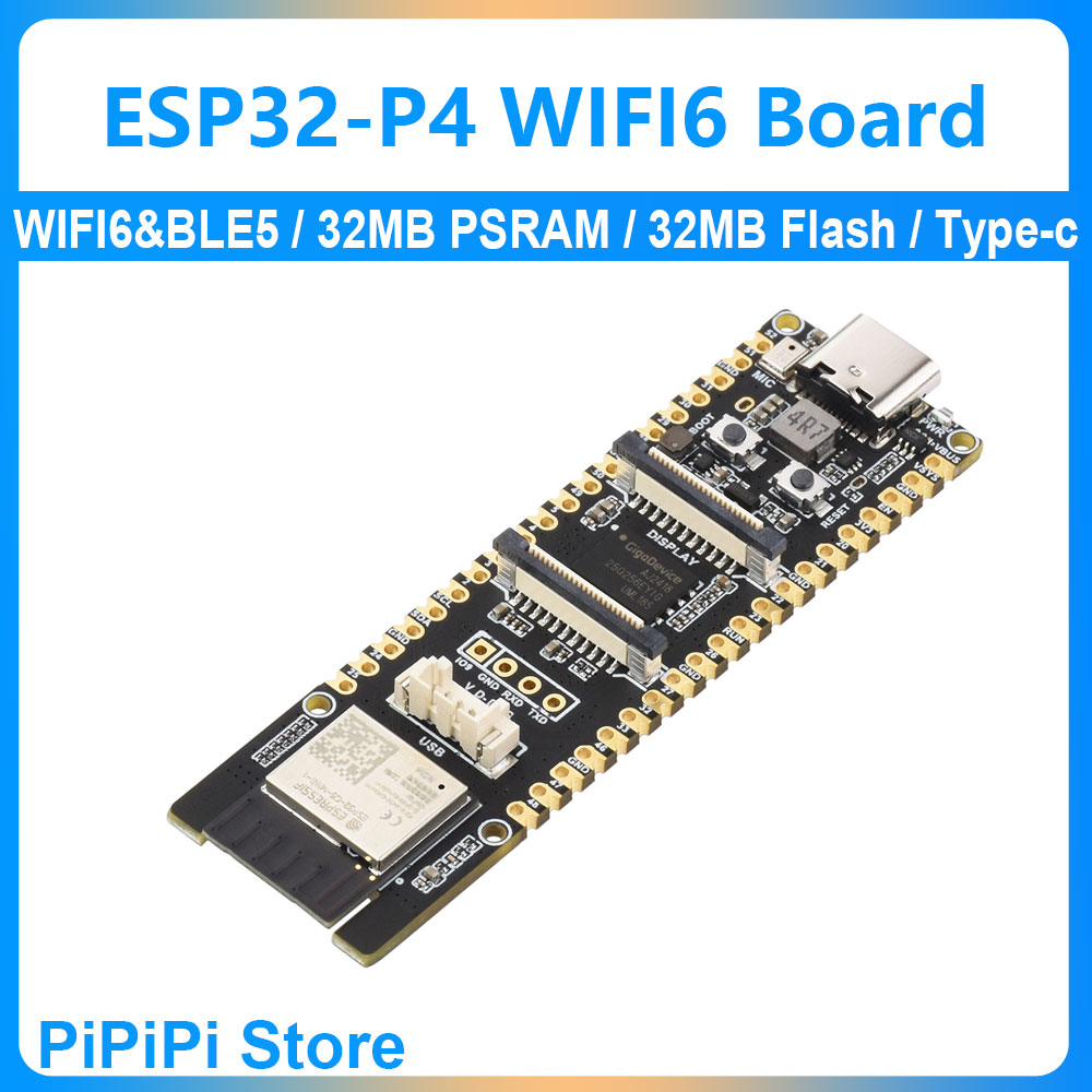 Płytka rozwojowa ESP32-P4 c6 pico WIFI6 RISC-V MCU 32MB PSRAM 32MB Flash Wyświetlacz / Kamera CSI / Głośnik Audio Mikrofon AI Deepseek