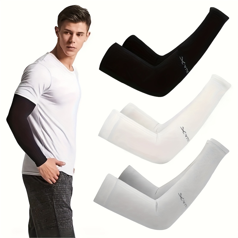 3 pairs of neutral sleeves, summer sunshade arm guards, sleeves, high elasticity sleeves, suitable for outdoor activities such a
