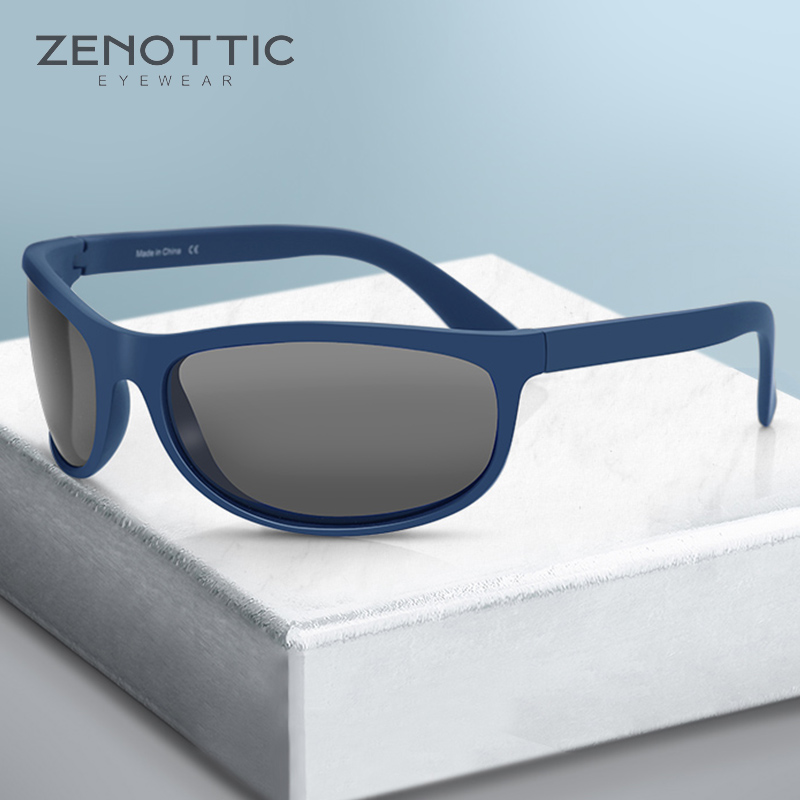 ZENOTTIC TR-90 Occhiali da sole polarizzati flessibili Uomo Sport all'aria aperta Occhiali da sole UV400 Pesca Guida Shades Occhiali Occhiali da sole