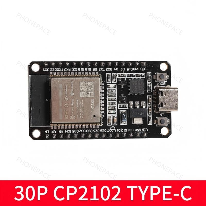 Placa de desarrollo ESP32, WiFi, Bluetooth, doble núcleo, módulo USB tipo C de ultra bajo consumo para proyectos de bricolaje de hogar inteligente IoT