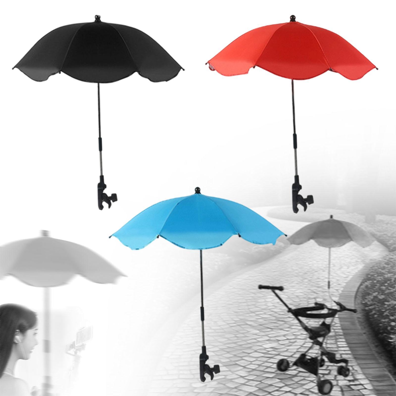 Kinderwagenparaplu Strandstoel Parasols met clip Waterdicht Scheurbestendig voor roeping Vissen Kamperen Achtertuin