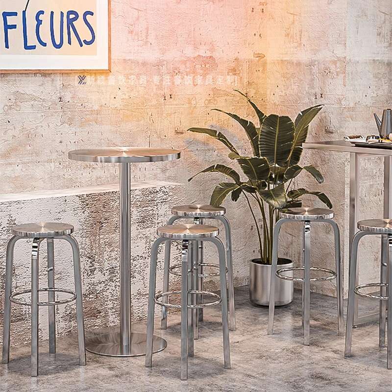 Licznik metalowe krzesło barowe salon restauracja bankiet balkon krzesła barowe na świeżym powietrzu biuro plaża Tabourets De meble barowe BL50BY