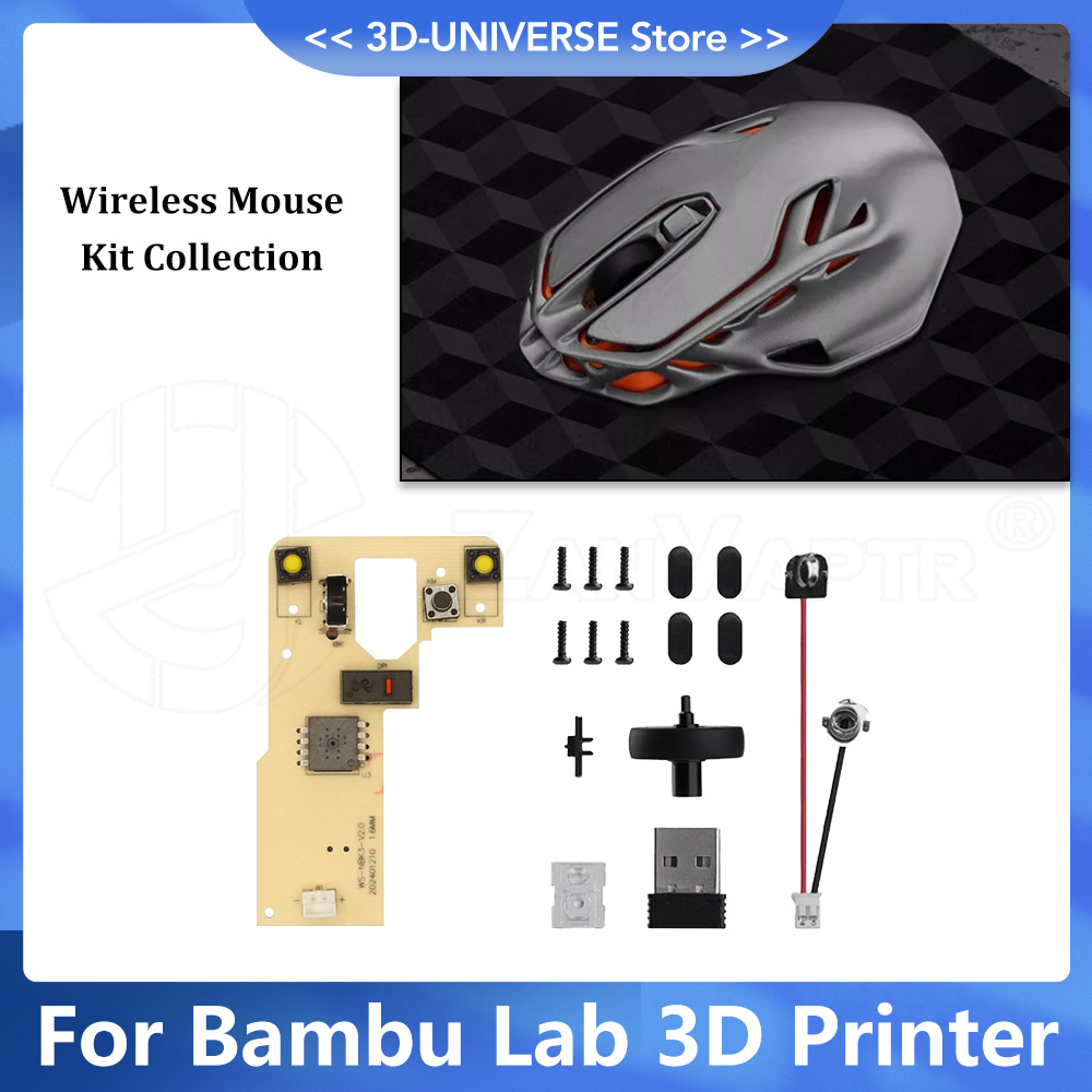 Voor banbu lab draadloze muis 002 DIY creatieve modelcomponenten voor 3D-printeronderdelen Bambulab Hardware