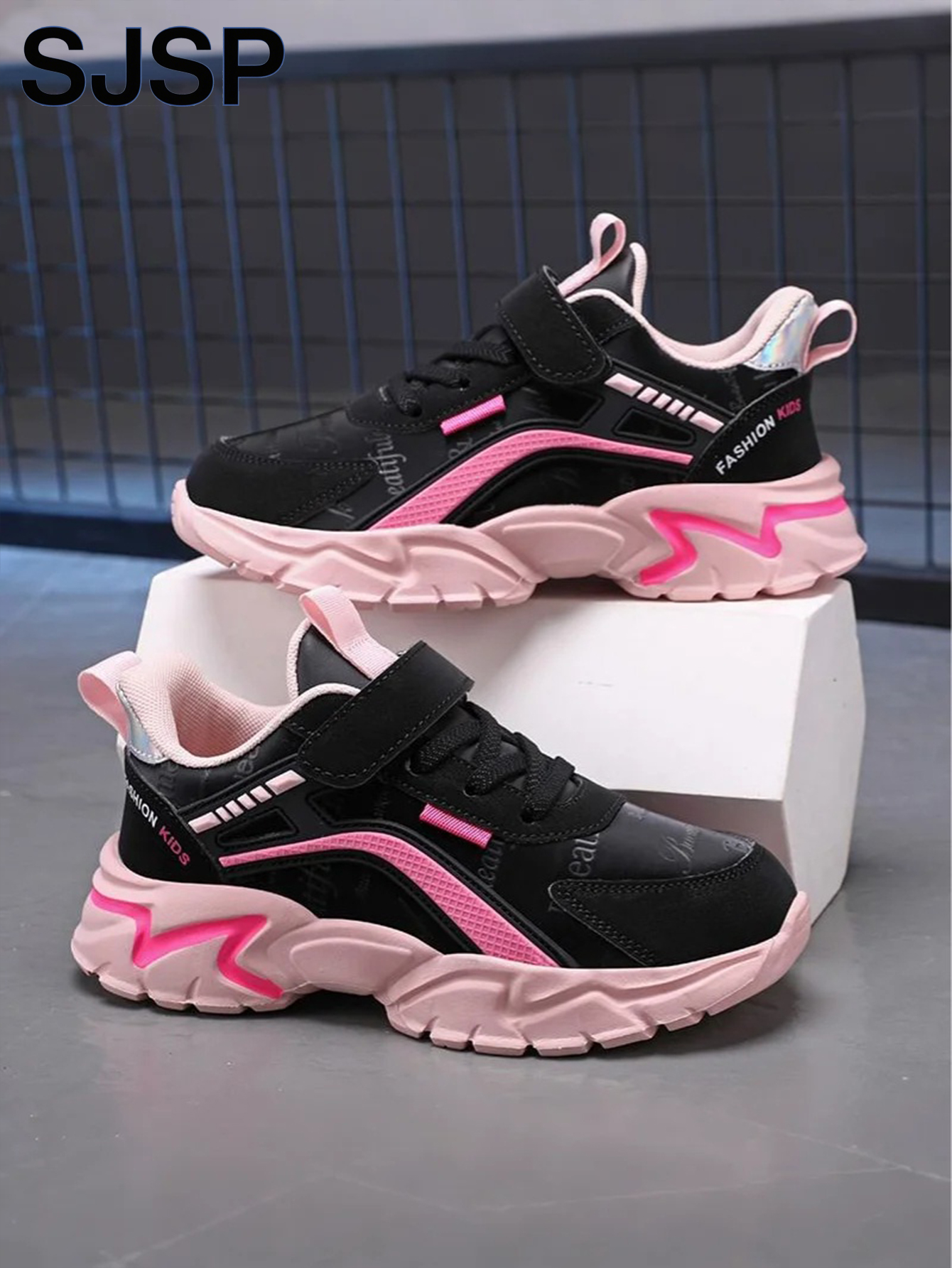 Sapatos infantis casuais de couro rosa para meninas, tênis de corrida leves e elegantes para adolescentes de 7 a 15 anos, calçados esportivos infantis para estudantes para meninas