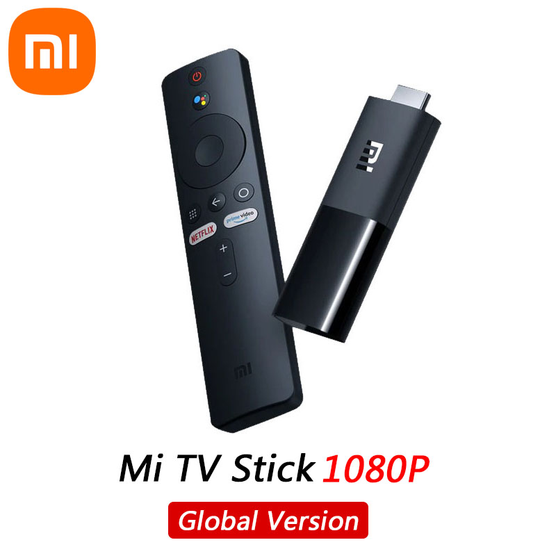 Xiaomi Mi TV Stick versión Global Android TV FDH HDR Quad Core compatible con HDMI 1GB + 8GB Bluetooth Wifi Netflix asistente de Google