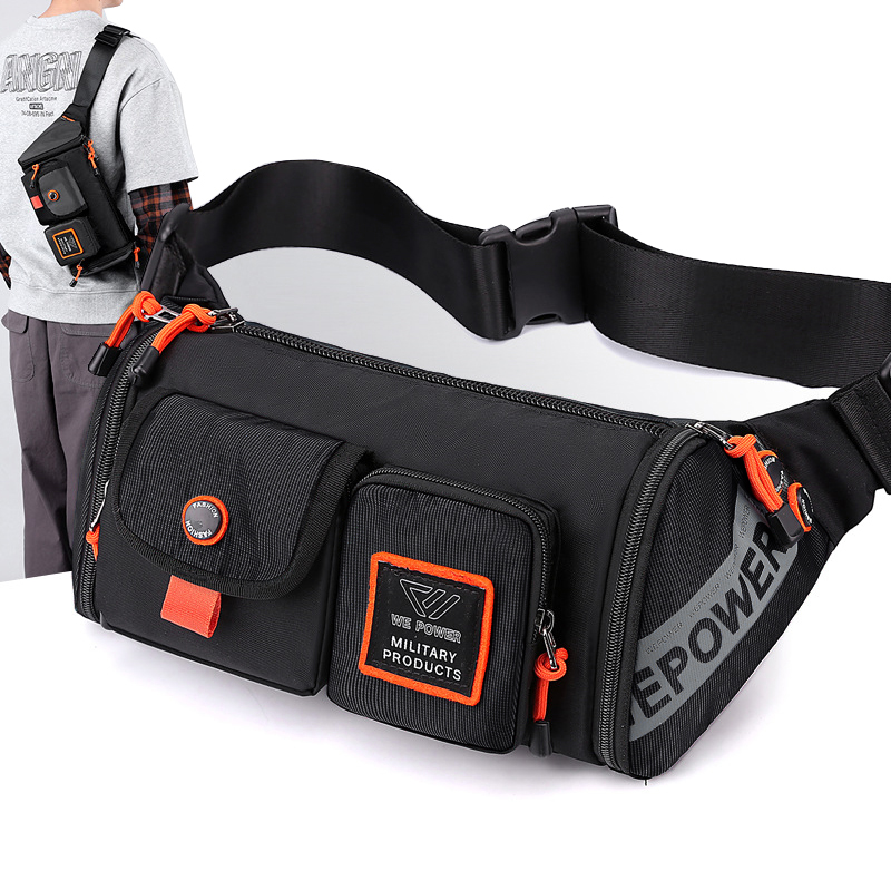 Homens cintura fanny pacote bum hip sling peito cinto saco multi-purpose viagem escalada à prova dwaterproof água náilon masculino cruz corpo sacos do mensageiro