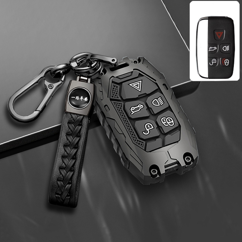 Car Remote Key Case Cover Shell for Land Rover Range Rover Sport Evoque Freelander Velar Discovery 4 Jaguar XE XJ XF Guitar