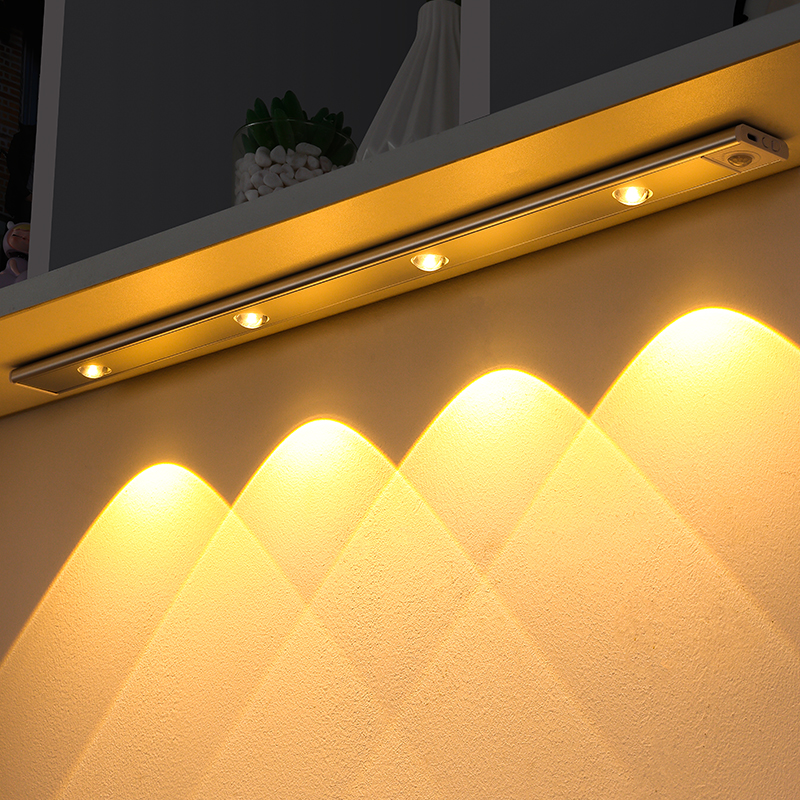 Motion Sensor Licht LED Sensor Lampe Drahtlose Ultra Dünne USB LED Für Küche Schrank Schlafzimmer Kleiderschrank Innen Beleuchtung Nachtlicht
