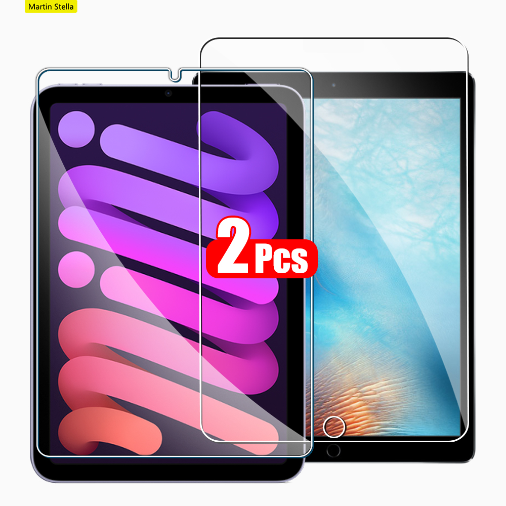 2PCSกระจกนิรภัยป้องกันหน้าจอสําหรับiPad Mini 7 6 A17 Pro 8.3 นิ้วMini 4 5 7.9 2024 2021 แท็บเล็ตอุปกรณ์เสริมฟิล์ม