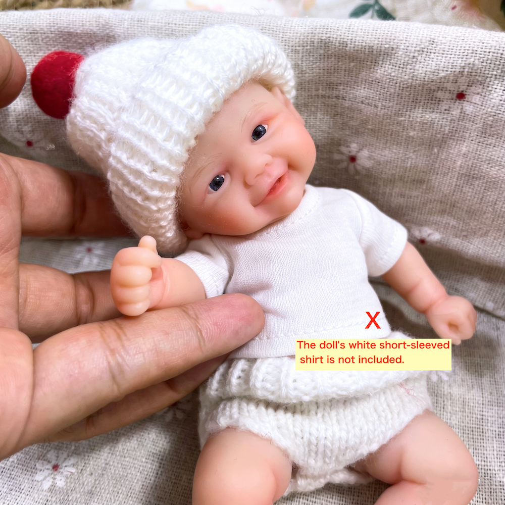 Mini poupée bébé fille en Silicone, 6 pouces, 15CM, potelée, Vivienne, entièrement douce, solide, cadeau d'anniversaire et de noël