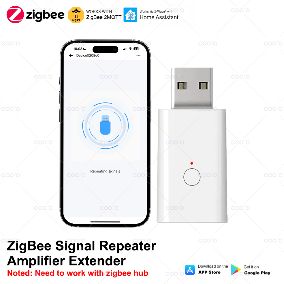 ZigBee – répéteur de Signal, amplificateur de Signal, extension USB, fonctionne avec la passerelle ZigBee, Assistant domestique, dispositif pour maison intelligente Zigbee2mqtt