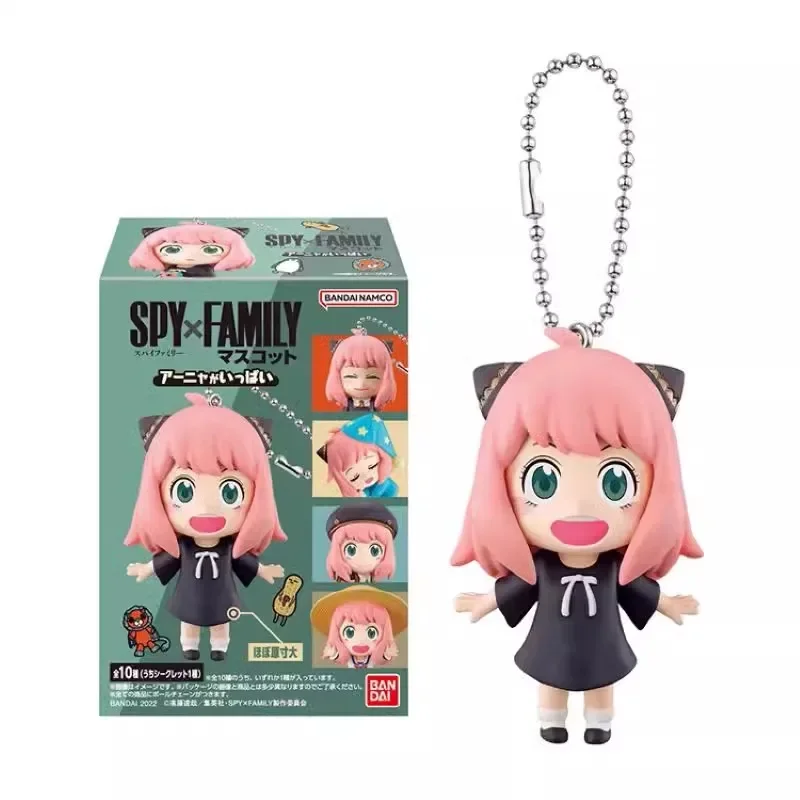 アニメスパイファミリーフィギュアアーニャフォージャーブラインドボックスおもちゃモデルかわいい人形かわいいペンダントチャームコレクション飾り子供のギフト