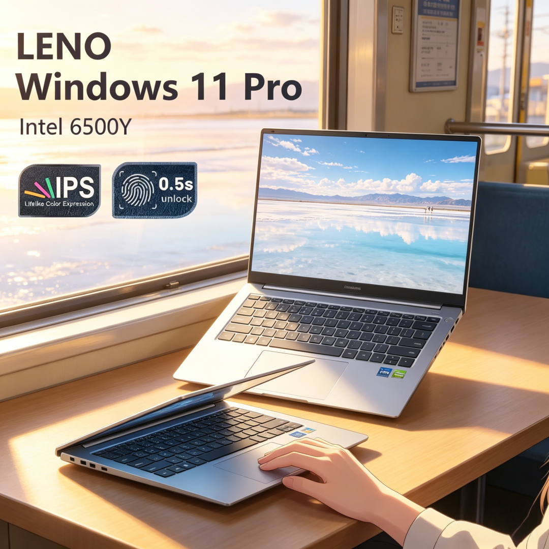 スタイリッシュな新型15.6インチノートパソコン 32GB DDR3 512GB/1TB/2TB SSD Windows11搭載 ゲーミングPC Intel 6500Y オフィスコンピューター バックライト付き指紋認証