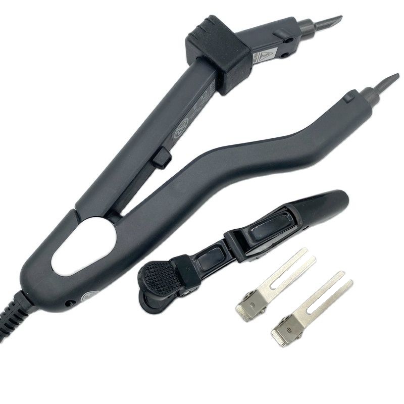 Calor Conector de Cabelo Extensão de Cabelo Ferro de Calor Controlável de Alta Temperatura com Presente - Perfeito para Seu Cabelo!"