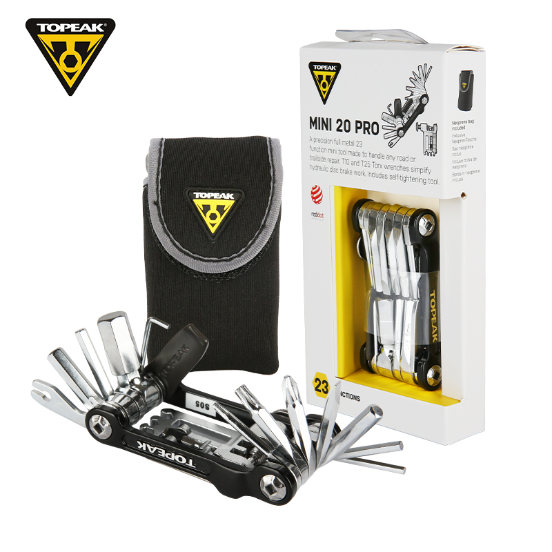 Outil multifonction pour vélo TOPEAK, outil de réparation miniature portable pour vélo, kit de clés, ensembles de démontage, outils multifonctions pour VTT