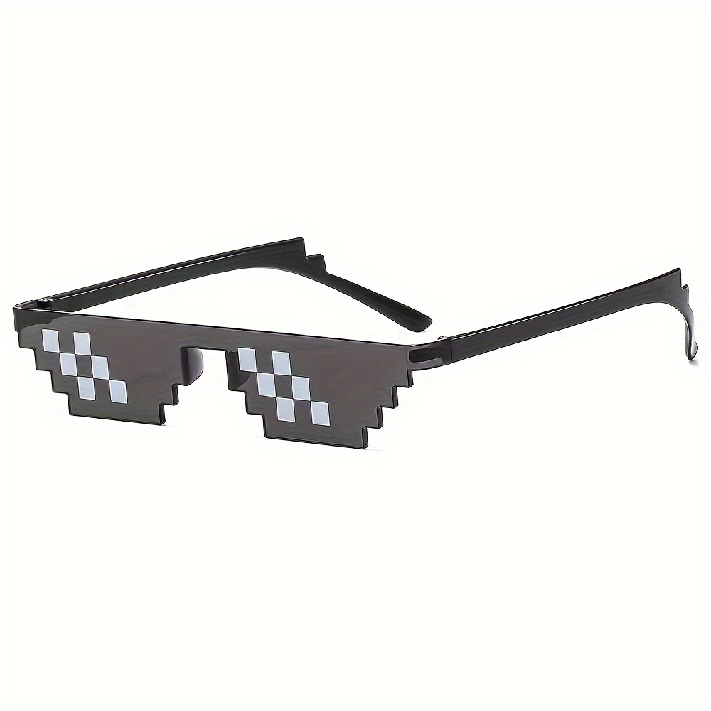 Pixelated โมเสกแว่นตาใหม่โมเสคแว่นตาคู่ Cool ตลกแว่นตาปาร์ตี้ Pixel แว่นตา Party Photo Prop แว่นตา