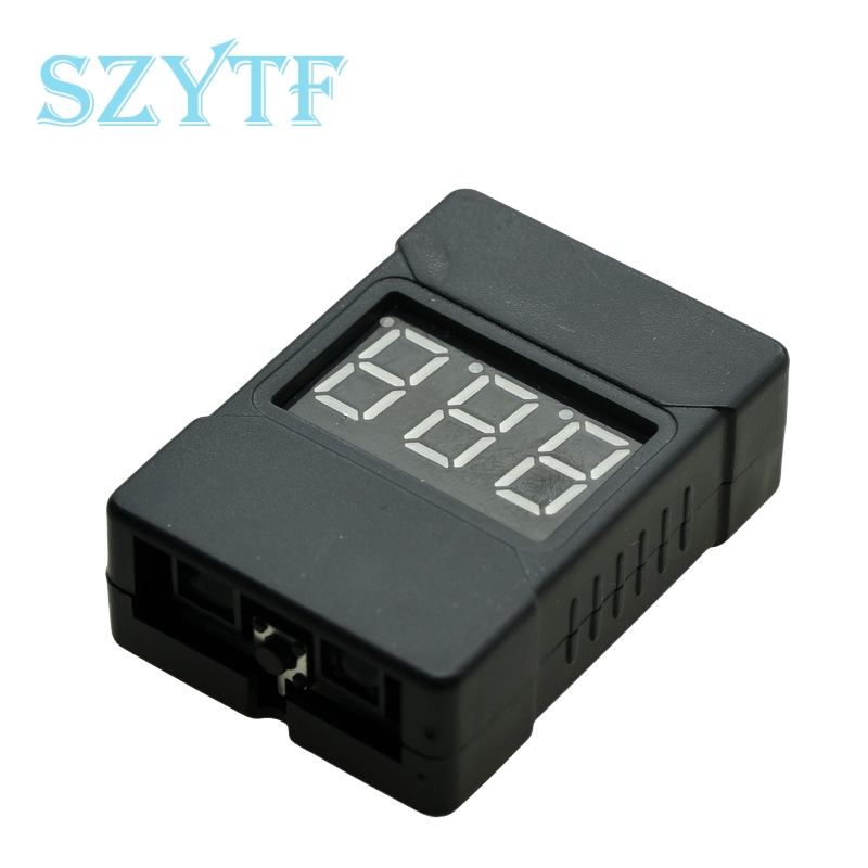 Probador de voltaje de batería Lipo 1-8S BBX1-8S 2 en 1/alarma de zumbador de bajo voltaje/comprobador de voltaje de batería altavoces duales para Lipo/Li-ion