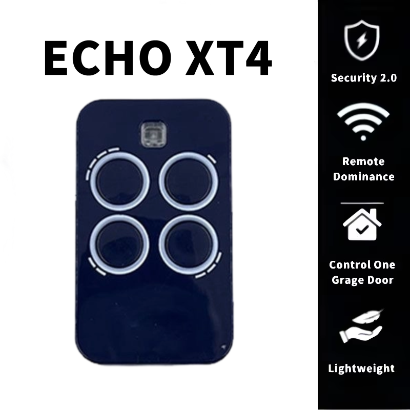 ECHO TX4 RC 433MHz GENIUS Pilot zdalnego sterowania z kodem zmiennym do bram garażowych