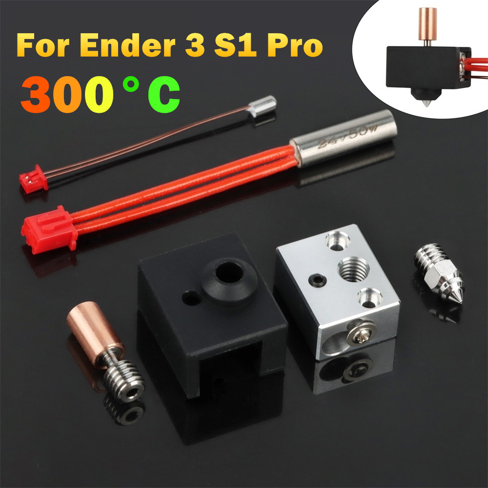 Комплект для модернизации хотэнда для Ender 3 S1 Pro CR-10 Smart: биметаллический термобарьер, экструдер J-head 24В 40Вт 50Вт, 1.75мм, запчасти для 3D-принтеров
