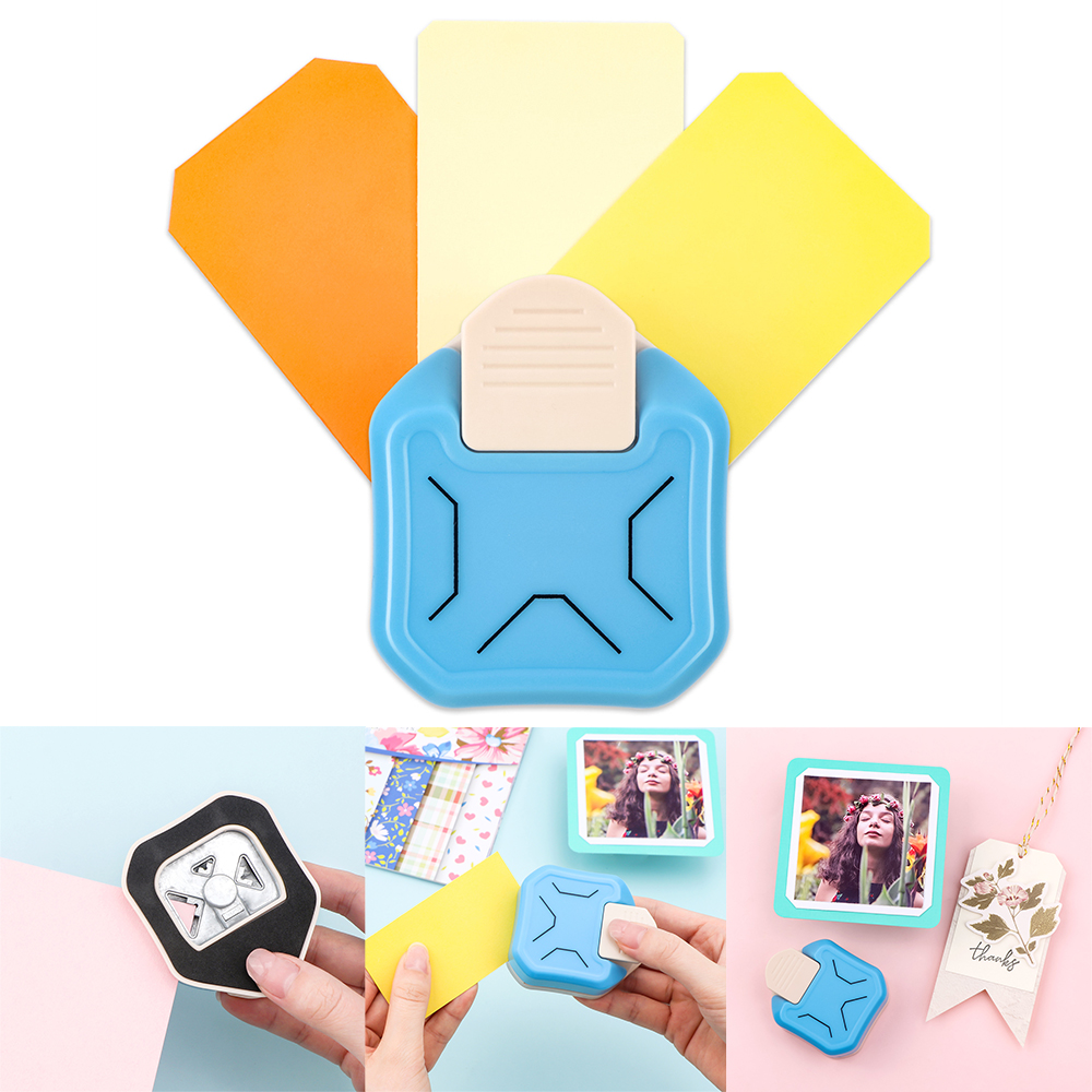 Three-in-one Multi-angle Round Corner Devices Edge Press New Paper Cut Round Corner Embossing Device Manual Diy Round Cutter