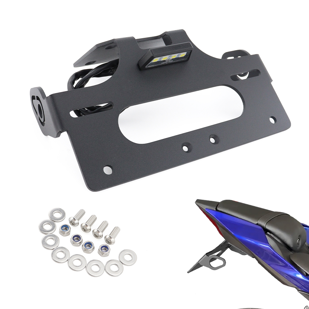 Pour Yamaha YZF R15 R150 2017-2025 Kit d'élimination de garde-boue arrière R15 Support de plaque d'immatriculation de moto