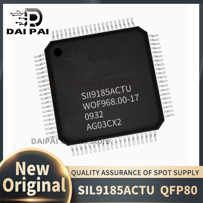 (10 unids/lote) 100% nuevo chipset original SIL9185ACTU Sil9185ACTU Si19185ACTU 9185 QFP-80