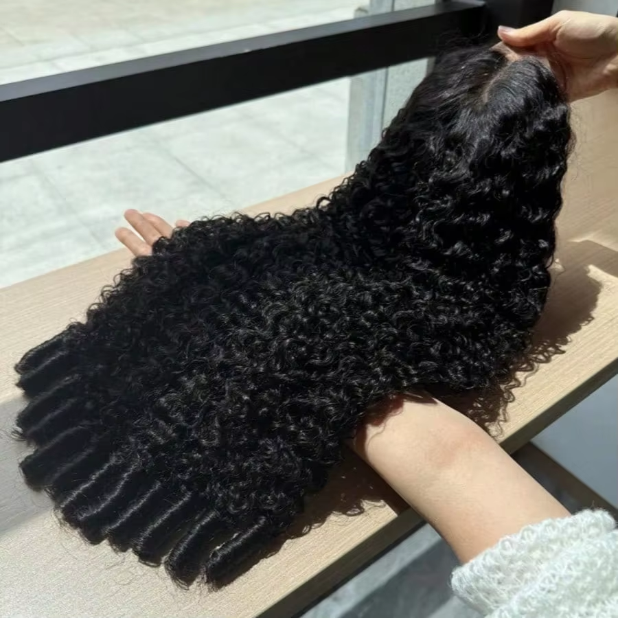 Perruque frontale en dentelle HD transparente 13x6 en cheveux humains bouclés birmans, cheveux brésiliens noirs naturels, perruque sans colle en dentelle HD 13x4 7x6 pré-épilée avec baby hair, 40 42 pouces