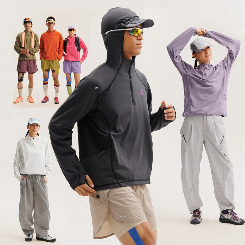 Sudadera Deportiva Ligera para Montaña, para Hombre y Mujer, Holgada, Informal, Chaqueta para Correr, de Secado Rápido, con Capucha
